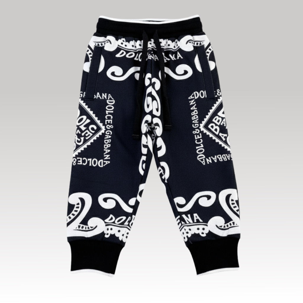 Kids Bandana Print Joggers