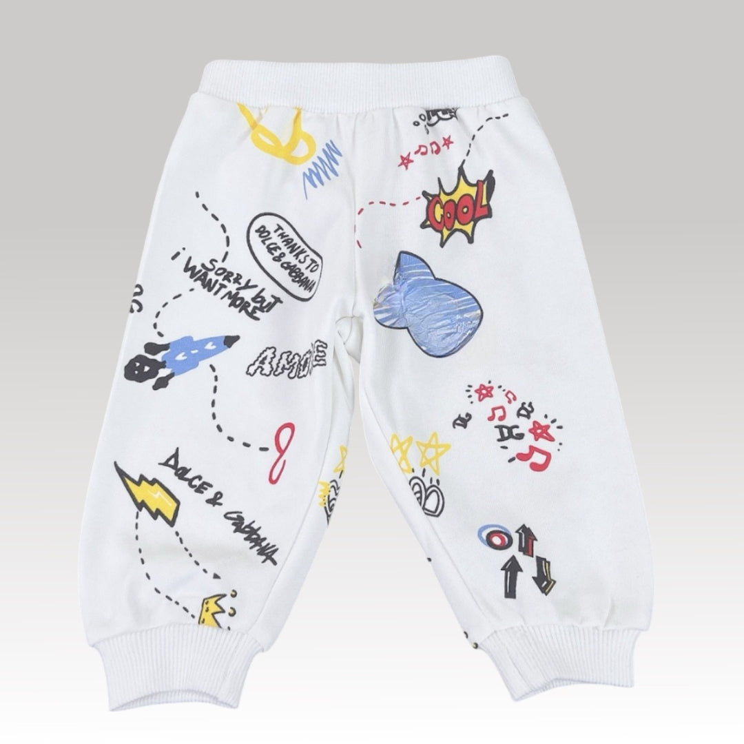 Kids Graphic Print Joggers