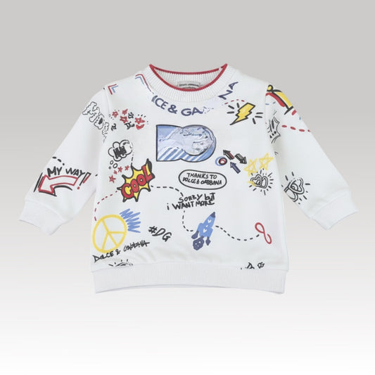 Kids Graphic Print Sweatshirt