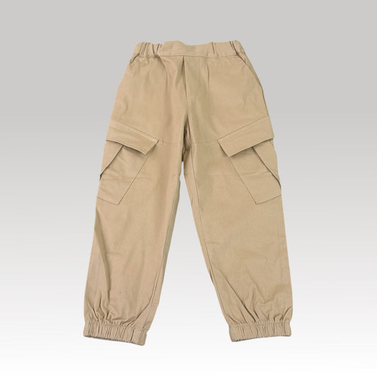 Kids Brown Monogram Pants