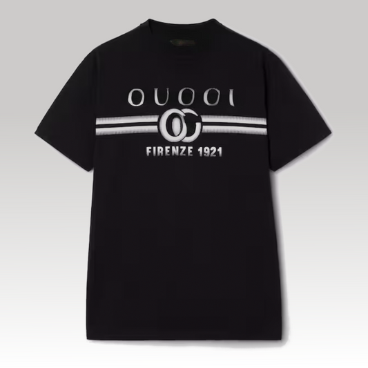 Cotton Jersey T-Shirt With Print