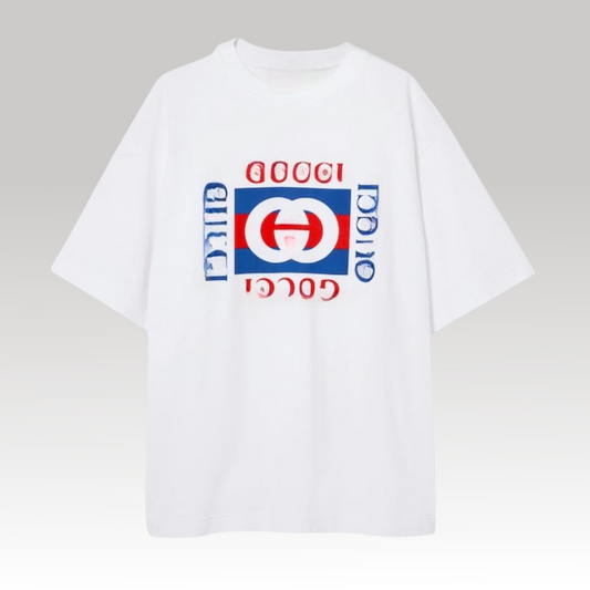 Cotton Jersey T-Shirt With Print