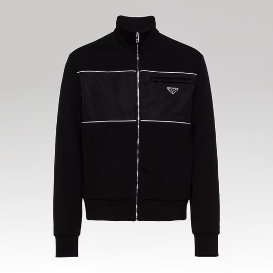 Sweatshirt With Re-Nylon Details