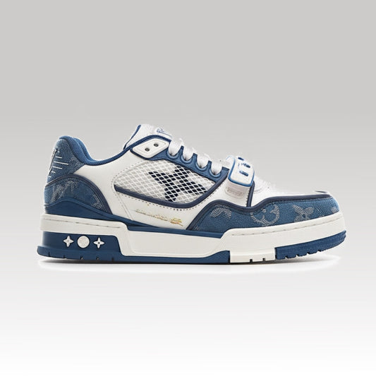 Kids Blue Skate Sneaker