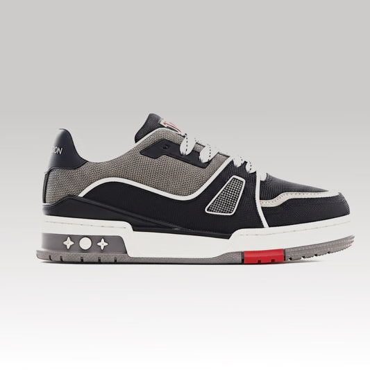 Kids Gray & Black Trainer Sneaker