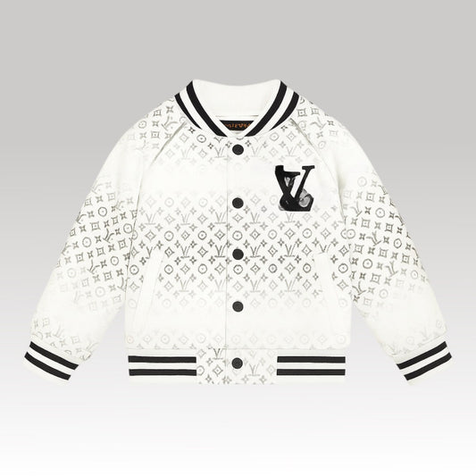 Kids Monogram Varsity Jacket