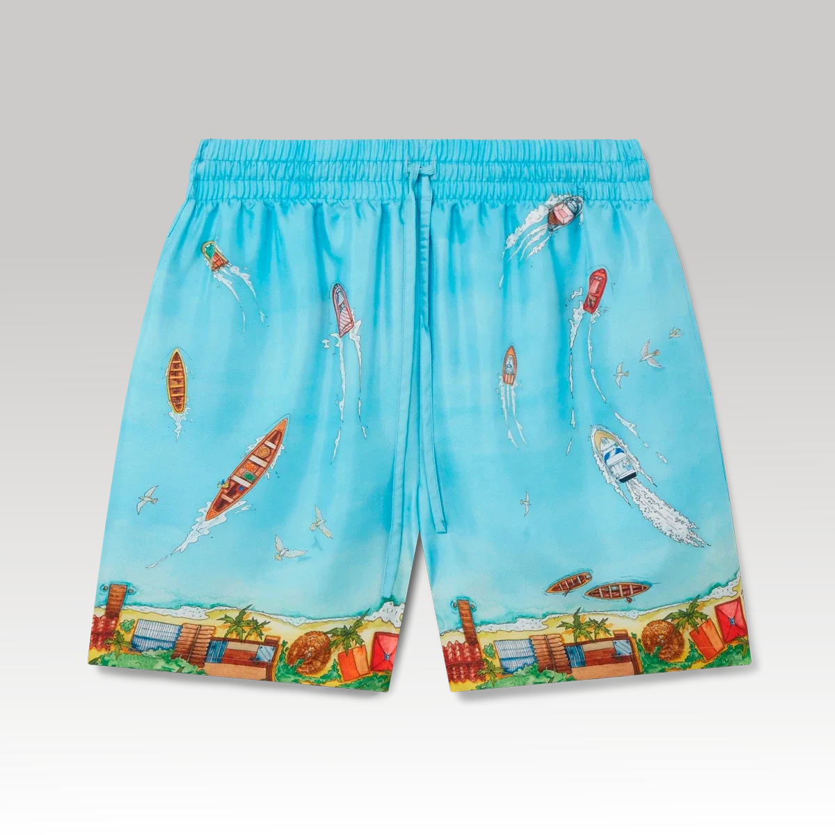 Maison Sur Piloti Silk Shorts