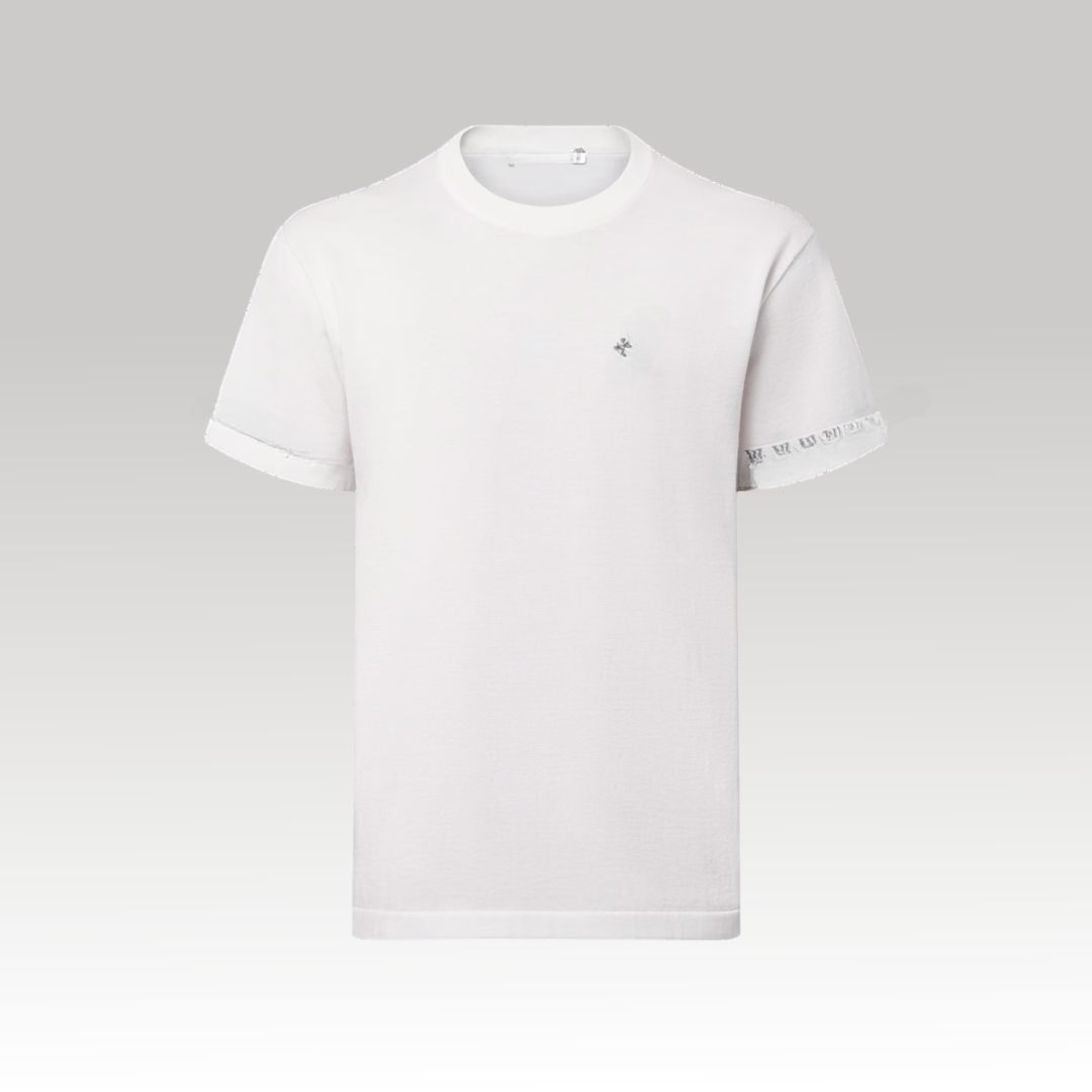 Short-Sleeved Cotton Crewneck