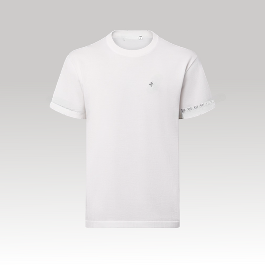 Short-Sleeved Cotton Crewneck
