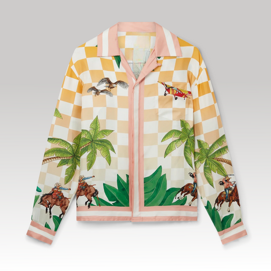 Tennis Club Silk Shirt